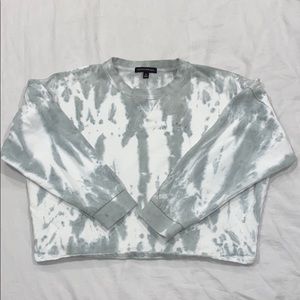 Banana Republic Tie-dye crop sweatshirt